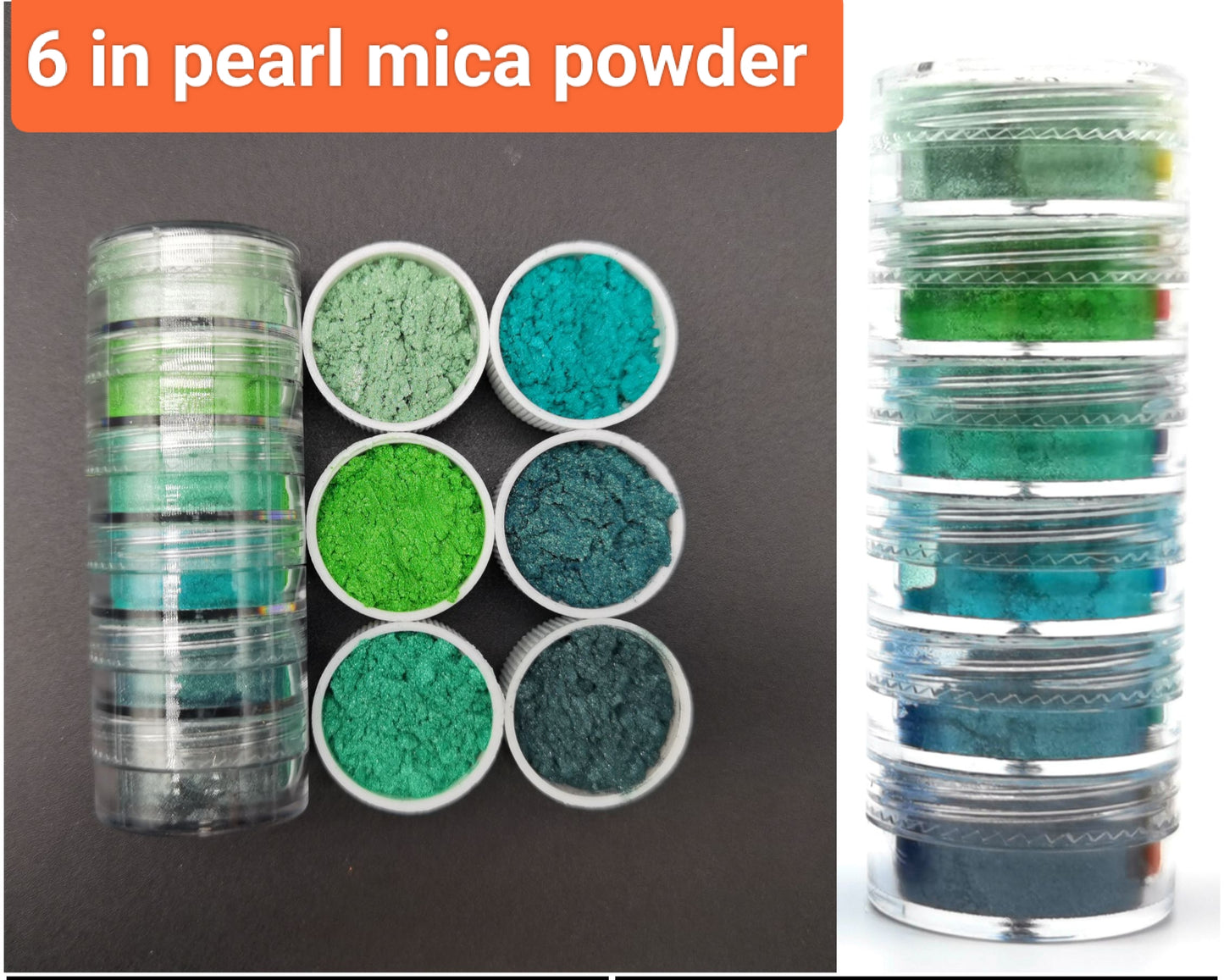 Mini Pearl Mica Powder Combo SET-D