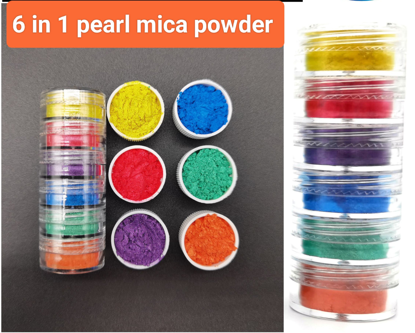 Mini Pearl Mica Powder Combo SET-E