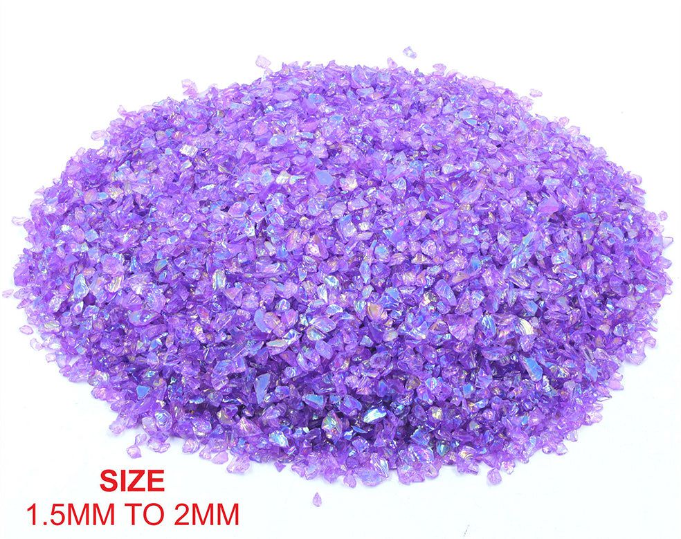 Small Glass Granules (VIOLET colour)