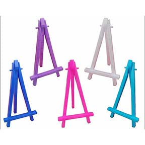 Plastic easel stand random colour