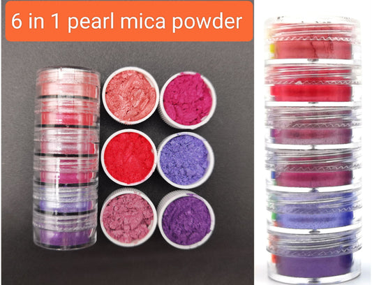 Mini Pearl Mica Powder Combo SET-B