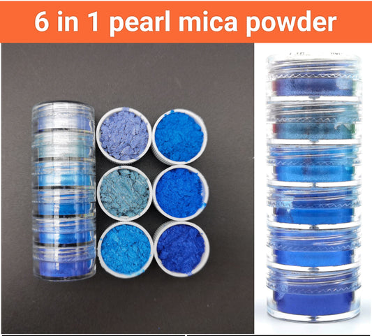 Mini Pearl Mica Powder Combo SET-C