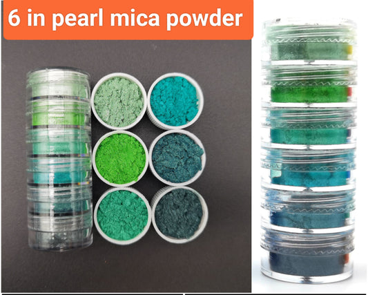 Mini Pearl Mica Powder Combo SET-D