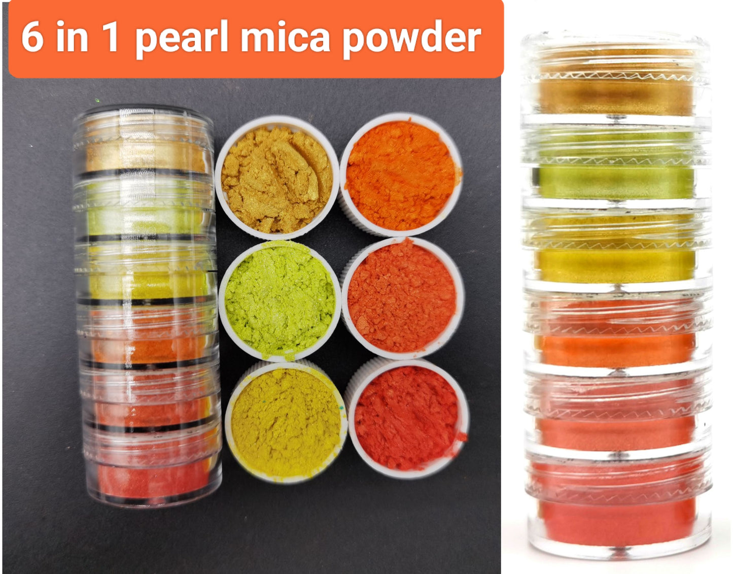 Mini Pearl Mica Powder Combo SET-G