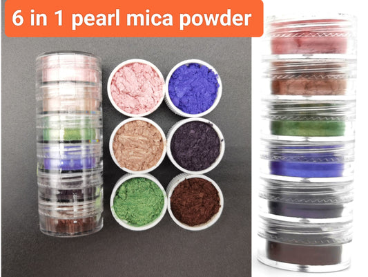 Mini Pearl Mica Powder Combo SET-J