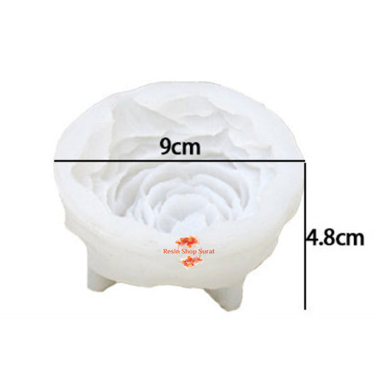 3D Peony Flower Candle Mould