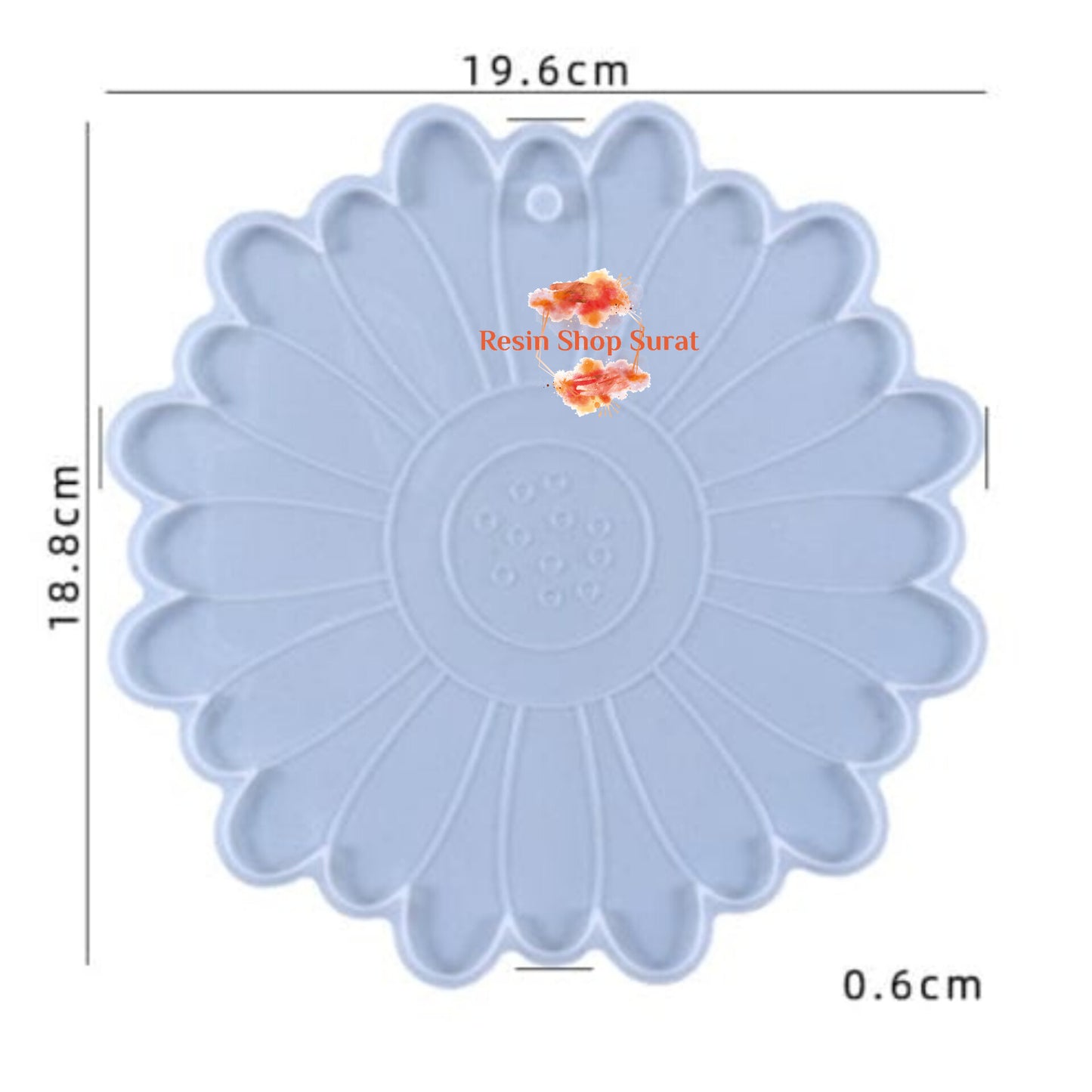 Flower Coaster And  Plate 8" Mould