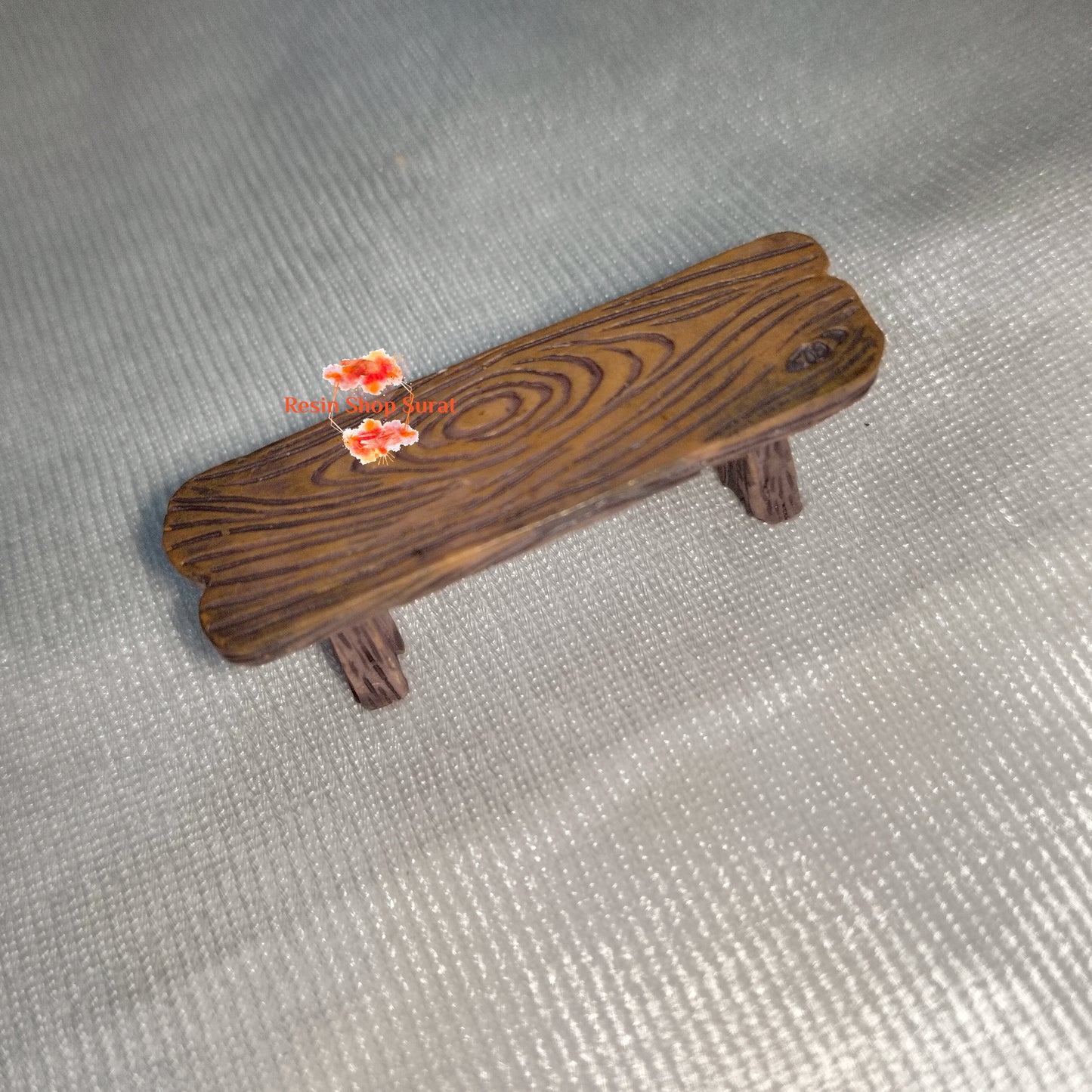 Mini Wooden Bench Miniature