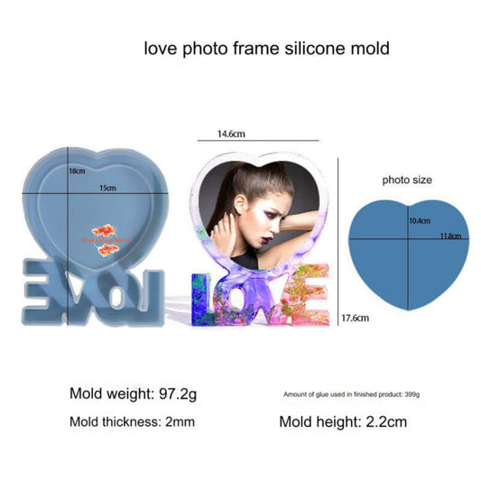 Love Photo Frame Mould