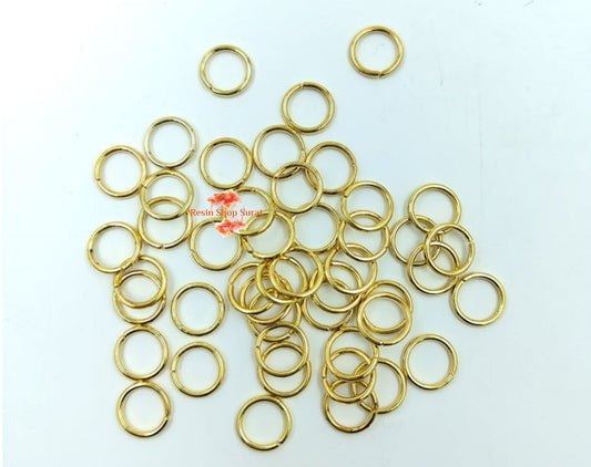 12Mm Gold Cutting Ring(For Keychain) 50Pcs/Pkt