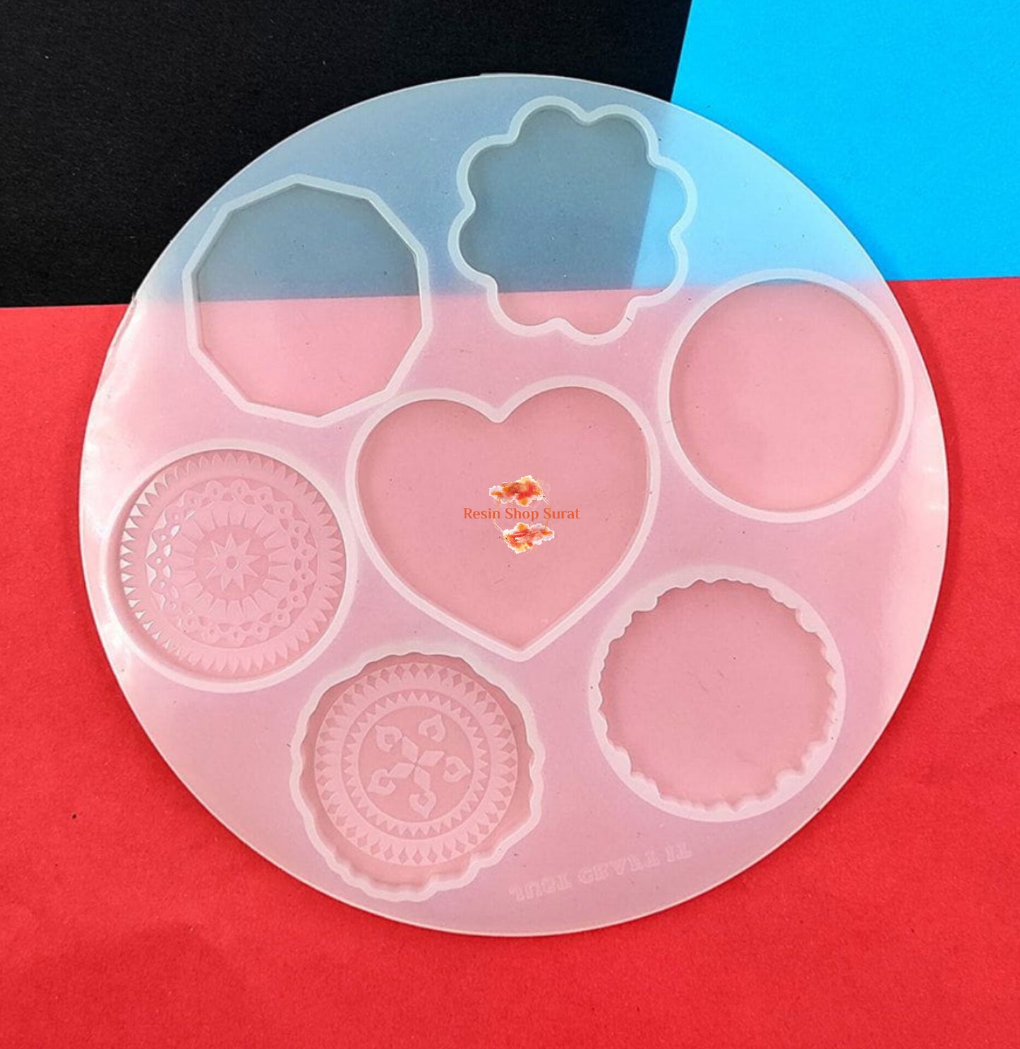 7 Cavity Pop Socket, Pendant & Keychain Mould