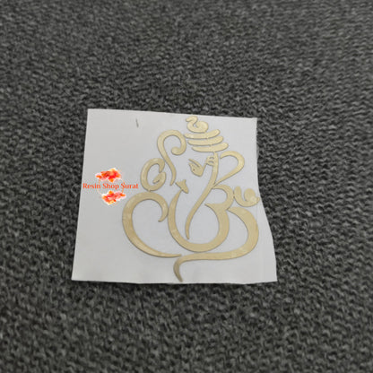 Ganeshji/ Ganesha Metal sticker