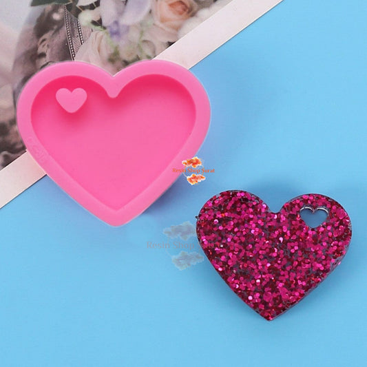 Small Heart Shape Keychain & Pendant Mould