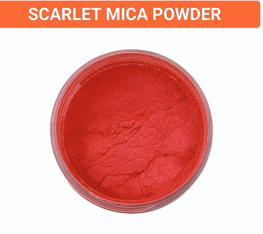 Scarlet pearl pigment (Mica powder)