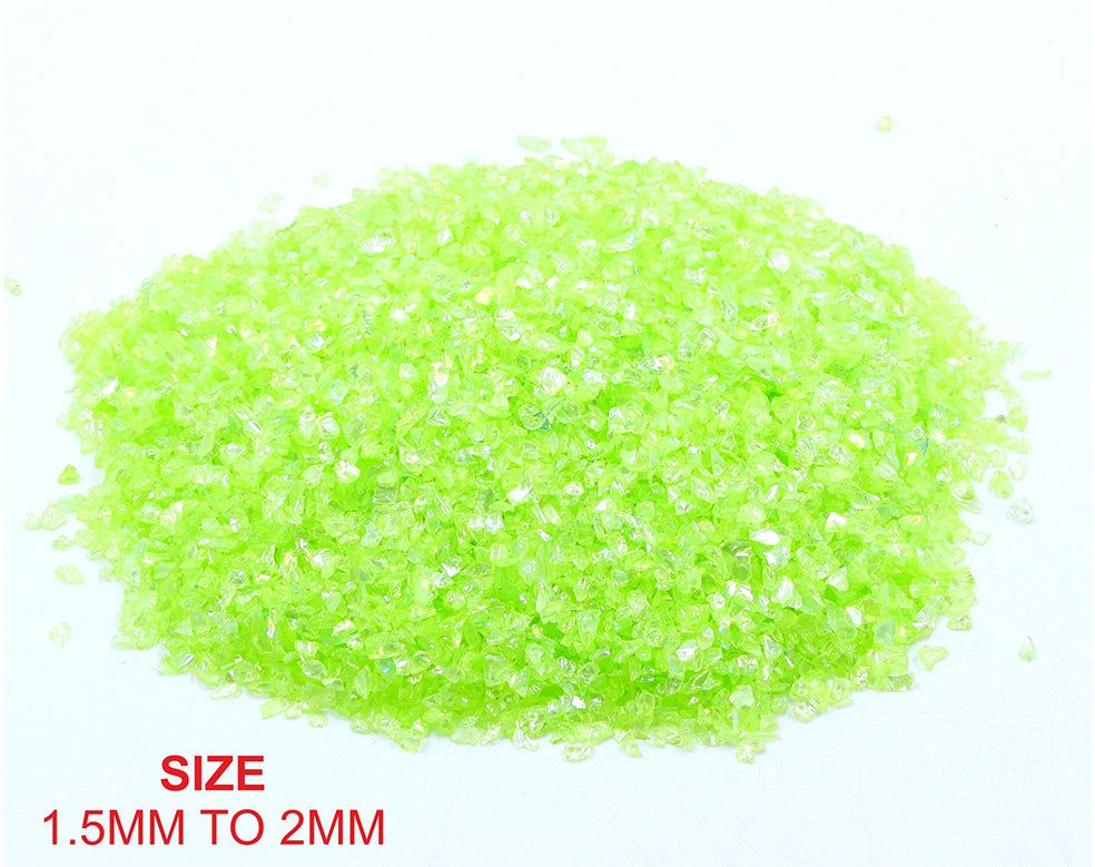 Small  Glass Granules( L-GREEN)